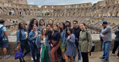 Students posing for a photo.