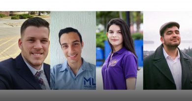 The four MDC students who were awarded the JKC scholarship.